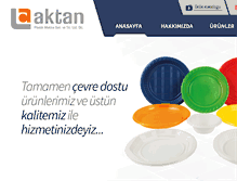 Tablet Screenshot of aktanplastik.com